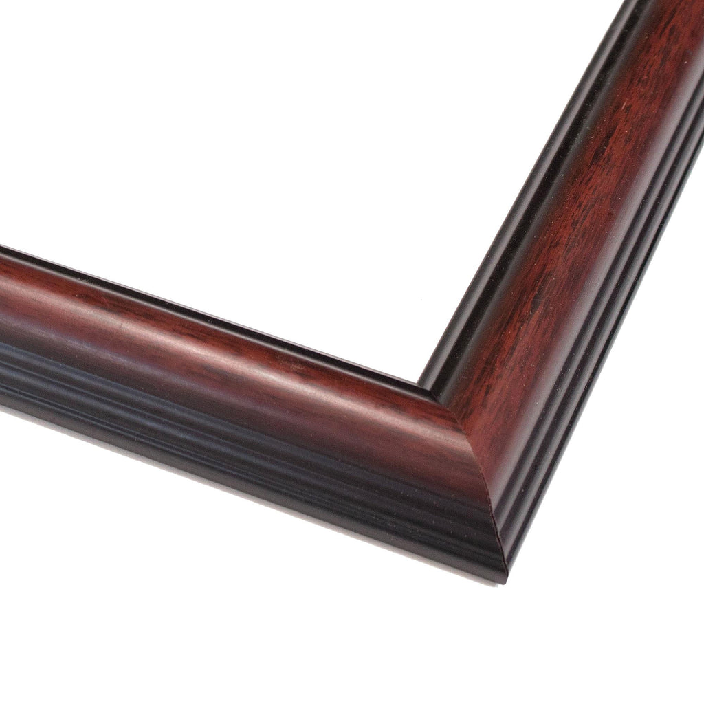 40x28 Bronze Brown Real Wood Picture Frame Width 1.25 inches | Interior Frame Depth 0.75 inches |